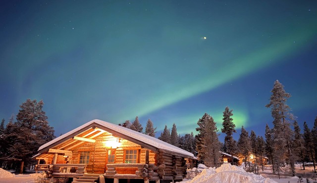 Authentic Arctic Log Cabin with Sauna – Nature & Comfort in Saariselkä