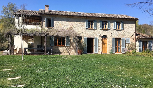 Authentic detached villa with pool about 20 km drive from the sea