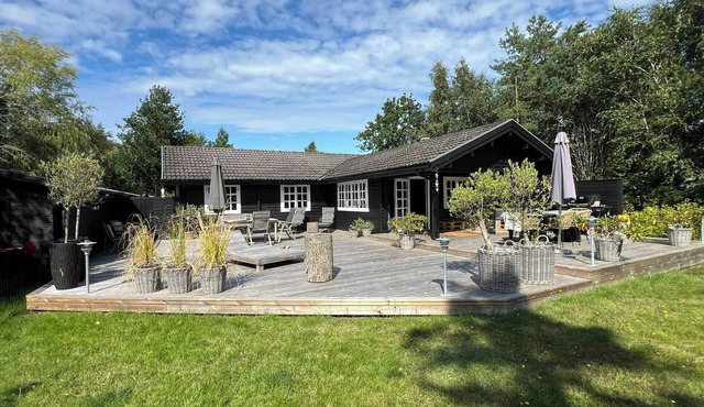 Authentic log cabin on large enclosed natural plot