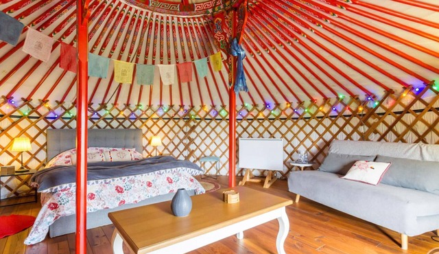 Authentic Mongolian Yurt Stay in Denneville