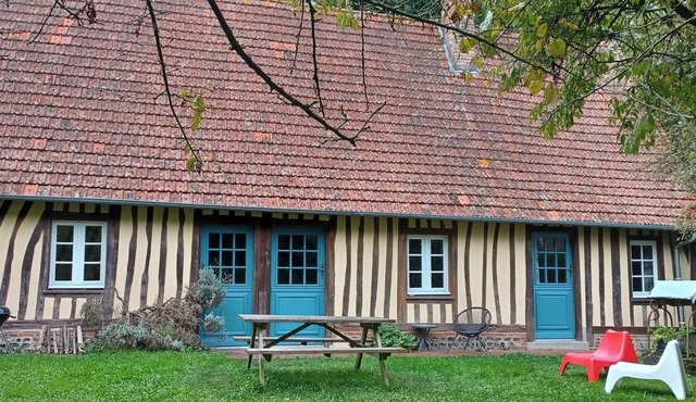 Authentic Norman half-timbered house