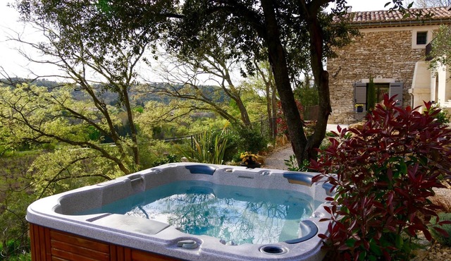 Authentic Provencal shed and its SPA on an exceptional site