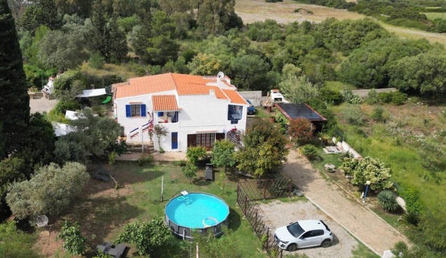 Authentic Sardinian villa in nature within walking distance of a beautiful beach