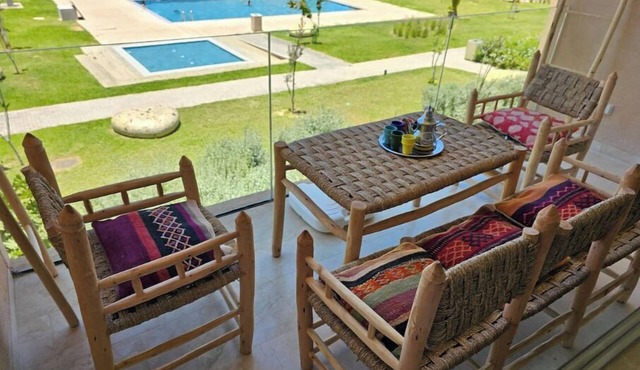 Authentic Taghazout - 400m from the beach, sea and golf view