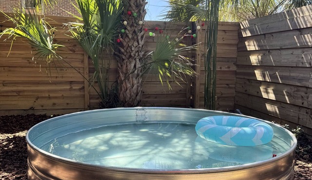 Awesome Tiny Home with Stock Tank Pool Near Downtown Pensacola