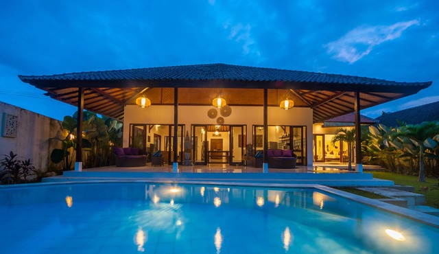 Axros villa with stunning junggle view