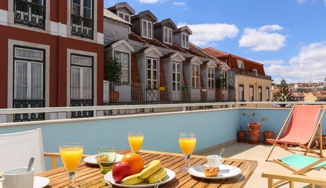 Azulejos Charming Flat with Terrace by LovelyStay