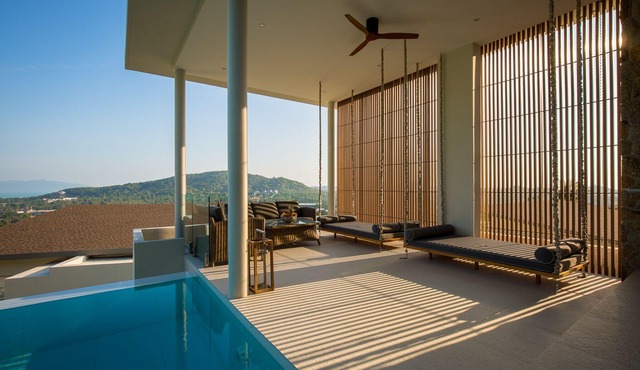 Baan Ouyan 5-bed luxury family home on Bophut Hill