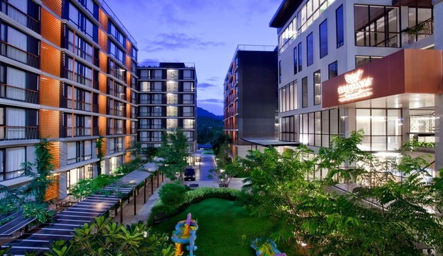 Balcony Courtyard Sriracha Hotel Serviced Apartmen