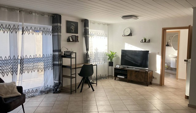 Basement whirlpool apartment near Phantasialand
