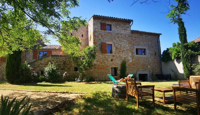 Bastide du Barry in the historic center of Vallon Pont d'Arc