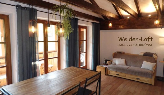 Bavarian-modern style apartment (60sqm) with balcony