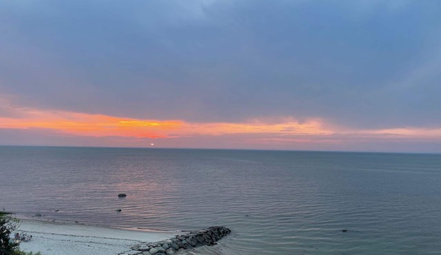 Bay views and Private beach