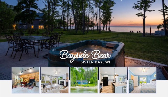 Bayside Bear- Bayfront Escape, Hot Tub, Kayaks, Dogs Welcome