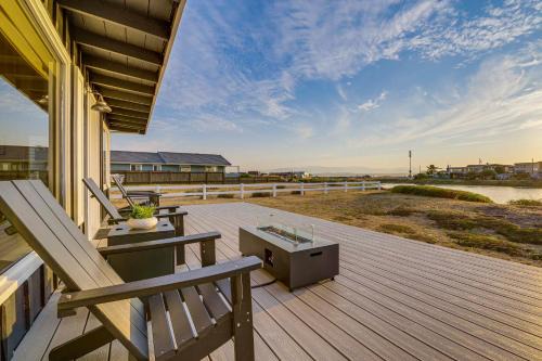Beach Access, Deck: Waterfront Whidbey Island Home