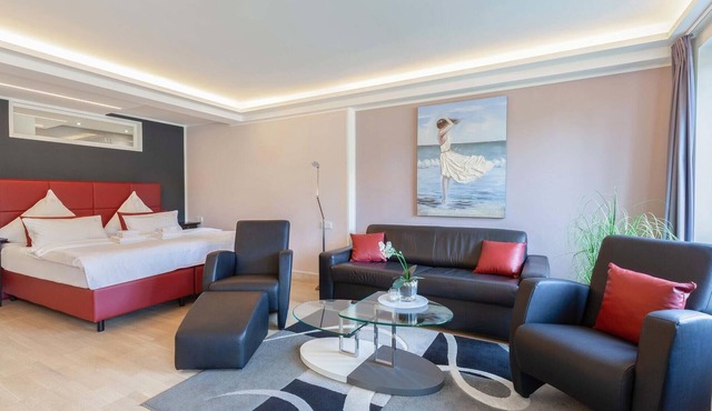 Beach front apartment in Binz with indoor swimming pool