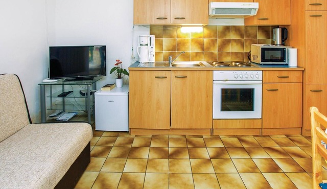 Beach front apartment in Lucija with WiFi