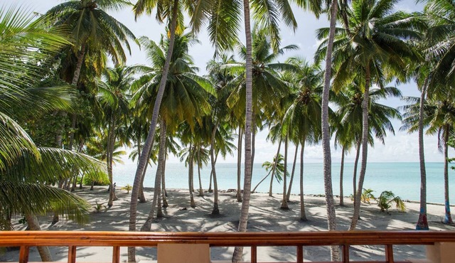 Beach Front Holiday Rooms at Mathiveri, Maldives