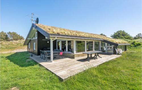 Beach Front Home In Blokhus With Sauna