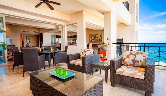 Beach Front! In Molino de Agua 806 3BD Condo for rent in Los Muertos Beach, Puer