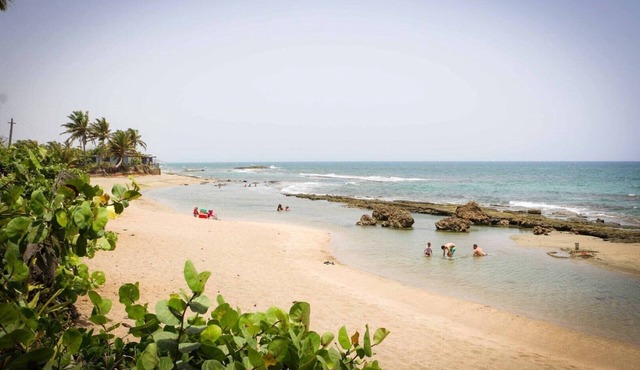 Beach front property in Barceloneta, one hour drive North West of San Juan, PR.