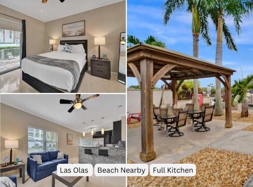 Beach Isles Modern 1BR in Fort Lauderdale with Patio
