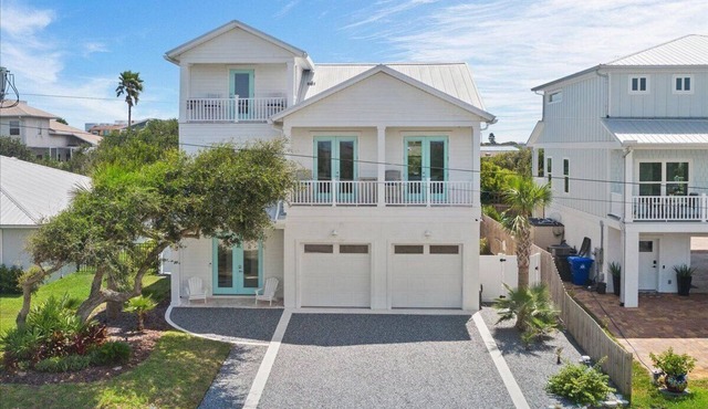 Beach Oasis: Modern Home with Heated Pool, Private Yard - 3BR/2.5BA Near Beach