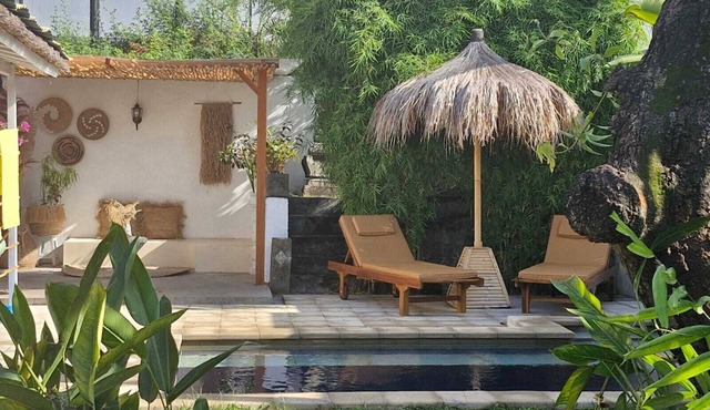 Beach Side, Villa, 3 Bedroom, private pool, 5min walk to Restaurant & shops.