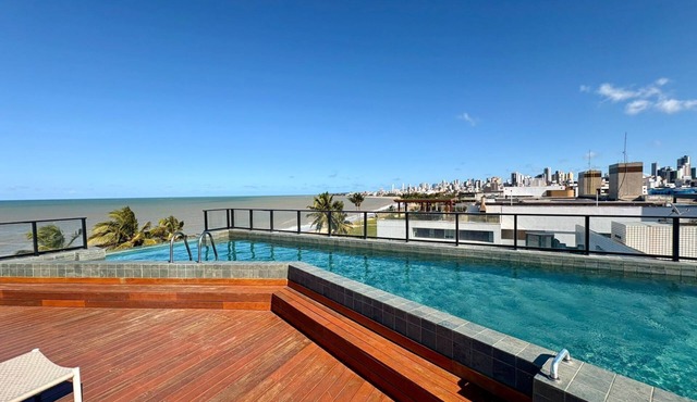 Beachfront apartment on Bessa beach.