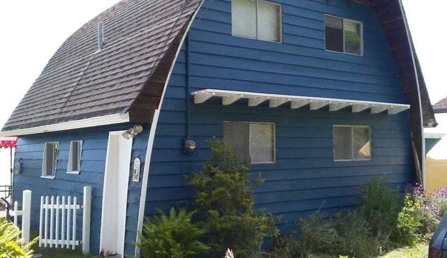 Beachfront cabin, no bank waterfront Langley-eagles & whales. 10 steps to beach