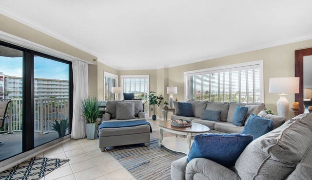 🌊Beachfront Complex-Private Beach- 2 Pools-Hot Tub-Tennis-3BR Inlet Reef 319
