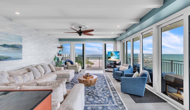 ☀Beachfront Condo🐬Amazing Views🏖️Mansions By Sea 903B🍹Gated Community