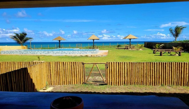 Beachfront condominium house