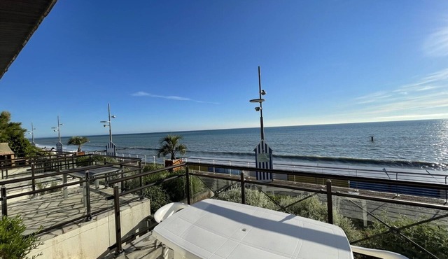 Beachfront Duplex with Terrace and Direct Beach Access