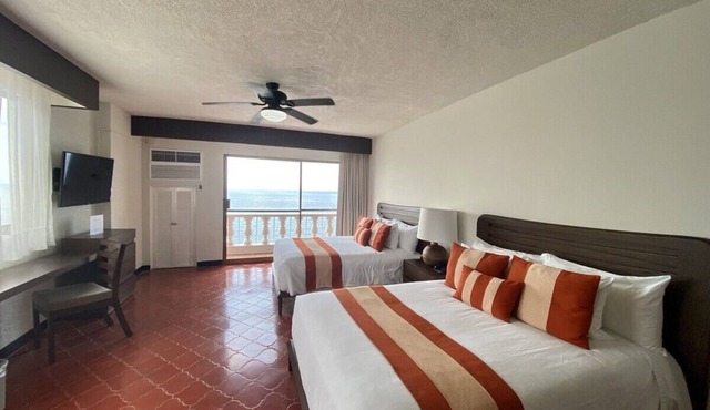 Beachfront Getaway with Panoramic Views | Outdoor Pools, Near Malecon Boardwalk