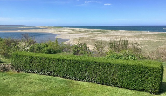 Beachfront house with amazing views of the Atlantic Ocean and Nauset Inlet.
