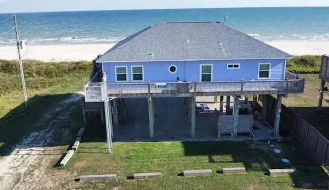 Beachfront Living! Multi-Generation Beach Home with 360 Water Views