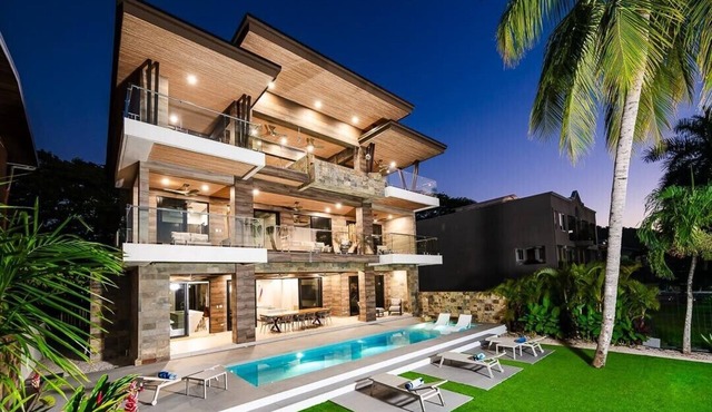 Beachfront Mansion with Two Pools in Best Location
