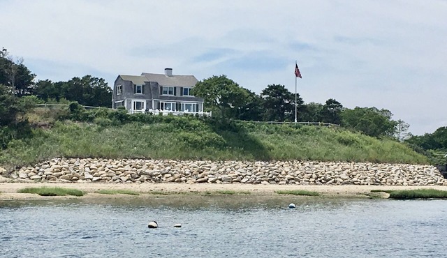 Beachfront Nantucket style home with amazing views on 3 acre estate setting