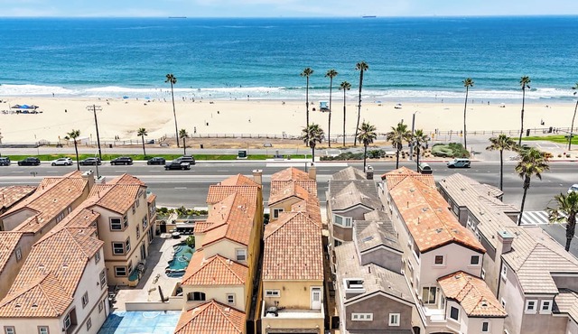 Beachfront Oasis | 3BR | Ocean Views | Steps 2 HB