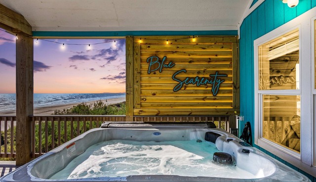 Beachfront Retreat | Hot Tub, Bar & Games | Pet-Friendly