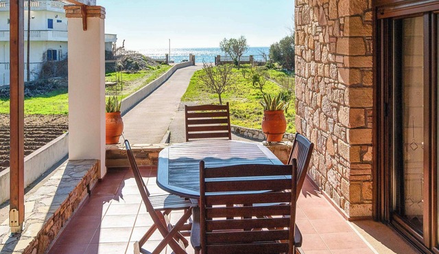 Beachfront Stone House - Samos Seaview Retreat