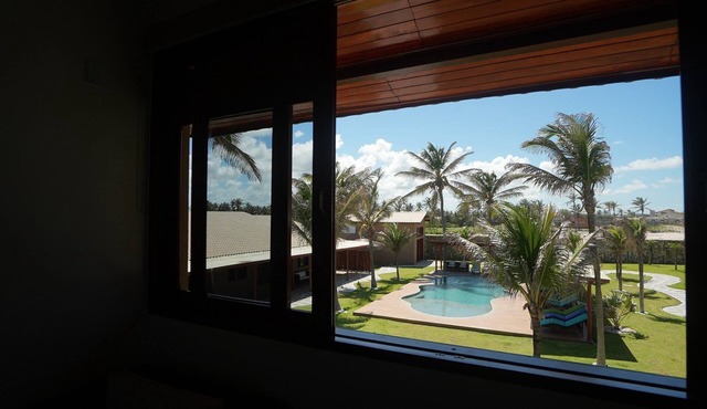 Beachfront Studio with Pool Caponga