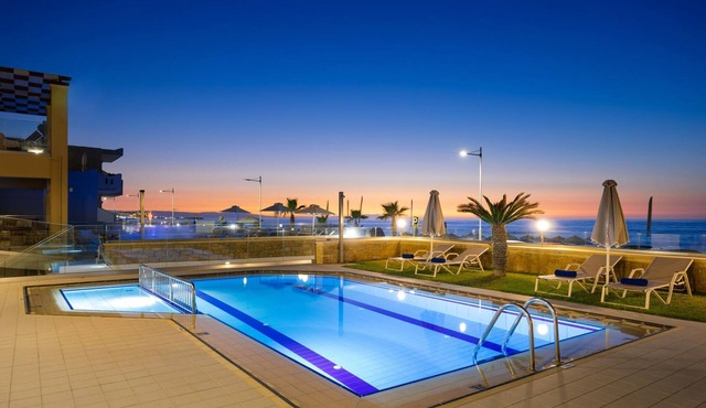 Beachfront Villa Avra with private swimming pool