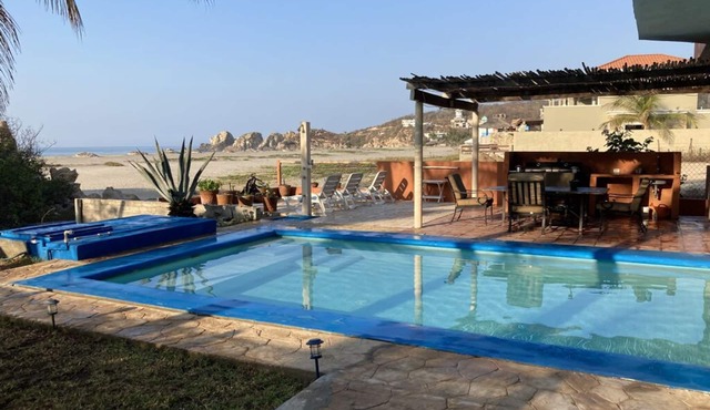Beachfront Villa C/W Private Pool 3BR/3.5 BA on Secluded Beach