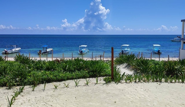 Beachfront Villa in Puerto Morelos