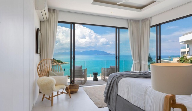 Beachside Villa 'Vanilla' - Stunning Sea Views and Breathtaking Sunsets