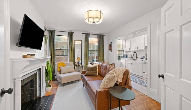 Beacon Hill Elegance: Modern Apt with Balcony, Fast WiFi, Steps to Cafes, MGH and Boston Commons!