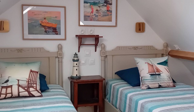 Beau T2 Duplex Hyper Centre 400m Plage Calme Wifi