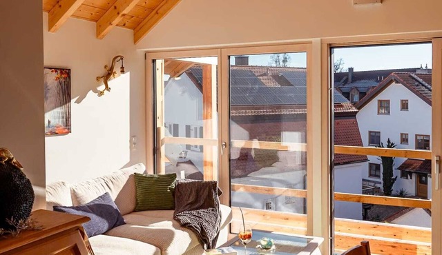 Beautiful 85 m² rooftop apartment with alpine views in Weilheim, absolutely close to the center